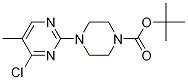 4-(4-Chloro-5-methyl-pyrimidin-2-yl)-piperazine-1-carboxylic acid tert-butyl ester