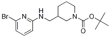 3-[(6-Bromo-pyridin-2-ylamino)-methyl]-piperidine-1-carboxylic acid tert-butyl ester,,结构式