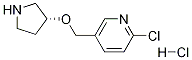 2-Chloro-5-((R)-pyrrolidin-3-yloxymethyl)-pyridine hydrochloride Structure