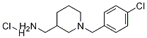 [1-(4-Chloro-benzyl)-piperidin-3-yl]-methyl-amine hydrochloride Structure