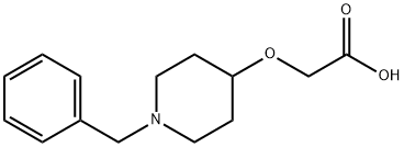 (1-Benzyl-piperidin-4-yloxy)-acetic acid Structure