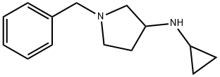 (1-Benzyl-pyrrolidin-3-yl)-cyclopropyl-aMine Struktur