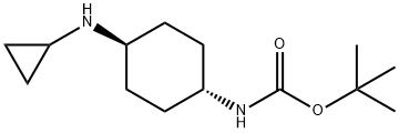 (1R,4R)-(4-CyclopropylaMino-cyclohexyl)-carbaMic acid tert-butyl ester Structure