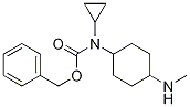 (1R,4R)-Cyclopropyl-(4-MethylaMino-cyclohexyl)-carbaMic acid benzyl ester Structure