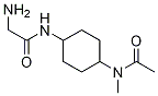 (1R,4R)-N-[4-(Acetyl-Methyl-aMino)-cyclohexyl]-2-aMino-acetaMide 化学構造式