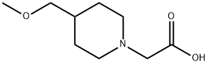 (4-MethoxyMethyl-piperidin-1-yl)-acetic acid Struktur