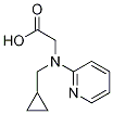 N-环丙基-N-(吡啶-2-基甲基)甘氨酸 结构式