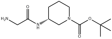 (R)-3-(2-AMino-acetylaMino)-piperidine-1-carboxylic acid tert-butyl ester Structure