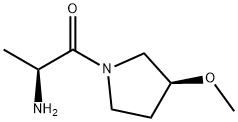 (S)-2-AMino-1-((S)-3-Methoxy-pyrrolidin-1-yl)-propan-1-one Structure