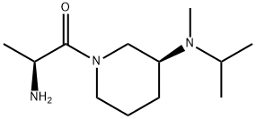 (S)-2-AMino-1-[(S)-3-(isopropyl-Methyl-aMino)-piperidin-1-yl]-propan-1-one Structure