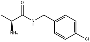 (S)-2-AMino-N-(4-chloro-benzyl)-propionaMide 结构式