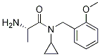 (S)-2-AMino-N-cyclopropyl-N-(2-Methoxy-benzyl)-propionaMide Structure