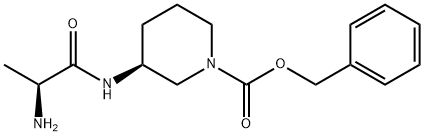 (S)-3-((S)-2-AMino-propionylaMino)-piperidine-1-carboxylic acid benzyl ester 结构式