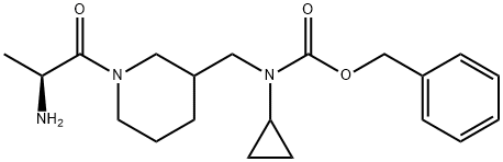 [1-((S)-2-AMino-propionyl)-piperidin-3-ylMethyl]-cyclopropyl-carbaMic acid benzyl ester,1354033-39-8,结构式