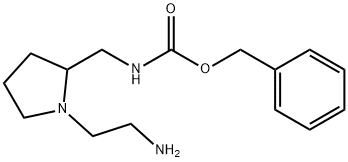 [1-(2-AMino-ethyl)-pyrrolidin-2-ylMethyl]-carbaMic acid benzyl ester Struktur