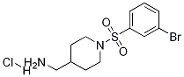1-(3-溴-苯磺酰基)-哌啶-4-基]-甲基-胺盐酸盐