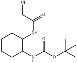 [2-(2-Chloro-acetylaMino)-cyclohexyl]-carbaMic acid tert-butyl ester Structure