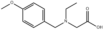 [Ethyl-(4-Methoxy-benzyl)-aMino]-acetic acid 化学構造式