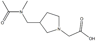 {3-[(Acetyl-Methyl-aMino)-Methyl]-pyrrolidin-1-yl}-acetic acid|