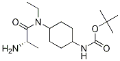 {4-[((S)-2-AMino-propionyl)-ethyl-aMino]-cyclohexyl}-carbaMic acid tert-butyl ester Structure