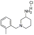 1-(2-Methyl-benzyl)-piperidin-3-ylaMine hydrochloride 化学構造式