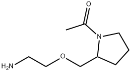 1-[2-(2-AMino-ethoxyMethyl)-pyrrolidin-1-yl]-ethanone,1353946-64-1,结构式
