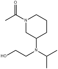 1-{3-[(2-Hydroxy-ethyl)-isopropyl-aMino]-piperidin-1-yl}-ethanone Structure