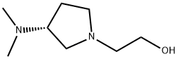 2-((R)-3-DiMethylaMino-pyrrolidin-1-yl)-ethanol 结构式