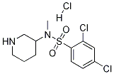 2,4-Dichloro-N-Methyl-N-piperidin-3-yl-benzenesulfonaMide hydrochloride Structure