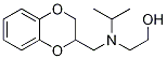 2-[(2,3-Dihydro-benzo[1,4]dioxin-2-ylMethyl)-isopropyl-aMino]-ethanol,,结构式