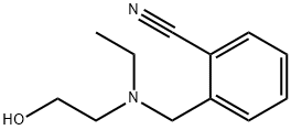 2-{[Ethyl-(2-hydroxy-ethyl)-aMino]-Methyl}-benzonitrile,1176738-33-2,结构式