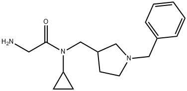 2-AMino-N-(1-benzyl-pyrrolidin-3-ylMethyl)-N-cyclopropyl-acetaMide Structure