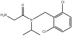 2-AMino-N-(2,6-dichloro-benzyl)-N-isopropyl-acetaMide 结构式