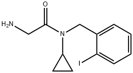 2-AMino-N-cyclopropyl-N-(2-iodo-benzyl)-acetaMide Structure