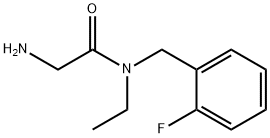 2-AMino-N-ethyl-N-(2-fluoro-benzyl)-acetaMide Structure