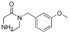 2-AMino-N-ethyl-N-(3-Methoxy-benzyl)-acetaMide 结构式