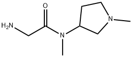 2-AMino-N-Methyl-N-(1-Methyl-pyrrolidin-3-yl)-acetaMide,1353986-63-6,结构式