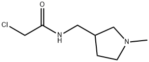 2-Chloro-N-(1-Methyl-pyrrolidin-3-ylMethyl)-acetaMide Struktur