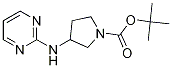 3-(PyriMidin-2-ylaMino)-pyrrolidine-1-carboxylic acid tert-butyl ester Struktur