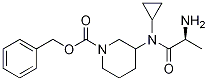 3-[((S)-2-AMino-propionyl)-cyclopropyl-aMino]-piperidine-1-carboxylic acid benzyl ester Structure