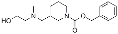 3-{[(2-Hydroxy-ethyl)-Methyl-aMino]-Methyl}-piperidine-1-carboxylic acid benzyl ester Structure