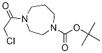 4-(2-Chloro-acetyl)-[1,4]diazepane-1-carboxylic acid tert-butyl ester Struktur