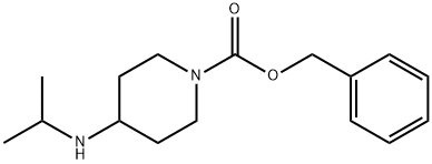 4-(异丙基氨基)哌啶-1-羧酸苄酯, 159874-34-7, 结构式