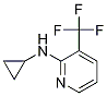 Cyclopropyl-(3-trifluoroMethyl-pyridin-2-yl)-aMine 结构式