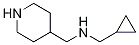 Cyclopropyl-Methyl-piperidin-4-ylMethyl-aMine|N-甲基-N-(哌啶-4-基甲基)环丙胺