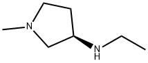 Ethyl-((R)-1-Methyl-pyrrolidin-3-yl)-aMine 化学構造式