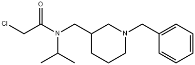 N-(1-Benzyl-piperidin-3-ylMethyl)-2-chloro-N-isopropyl-acetaMide Structure