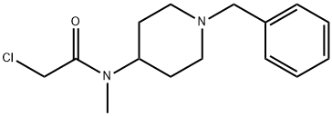 N-(1-Benzyl-piperidin-4-yl)-2-chloro-N-Methyl-acetaMide 结构式