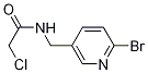 N-(6-BroMo-pyridin-3-ylMethyl)-2-chloro-acetaMide 结构式