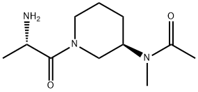 N-[(R)-1-((S)-2-AMino-propionyl)-piperidin-3-yl]-N-Methyl-acetaMide Structure